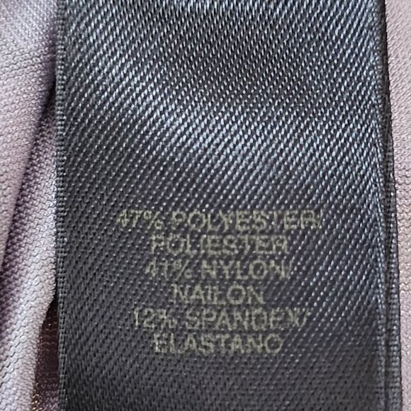 Liz Claiborne Lilac Floral Velvet Burnout Long Sleeve Top - Picture 7 of 7